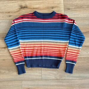 Urban outfitters striped crewneck
